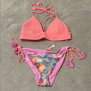 Victoria Secret - Pink and Floral Bikini Set